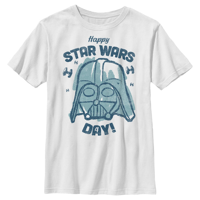 fifth sun Boy's Star Wars Darth Vader Happy Star Wars Day T-Shirt