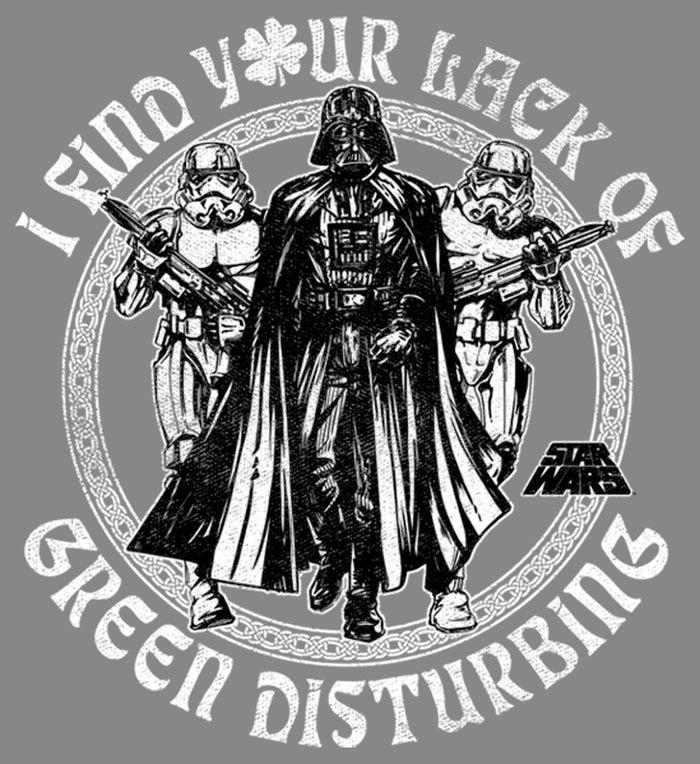 Fifth Sun Boy's Star Wars Darth Vader St. Patrick's Day Your Lack Of Green Disturbing Performance Tee
