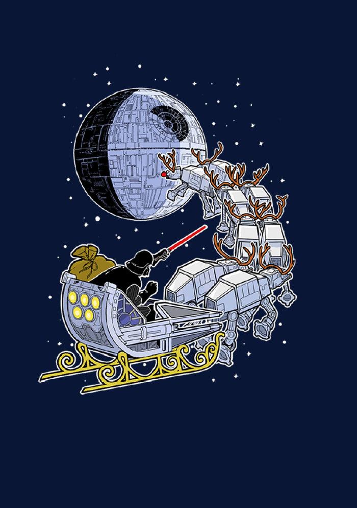 Fifth Sun Boy's Star Wars Darth Vader Starry Sleigh T-Shirt