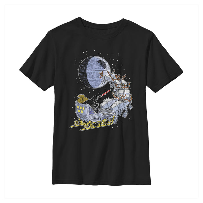 Fifth Sun Boy's Star Wars Darth Vader Starry Sleigh T-Shirt