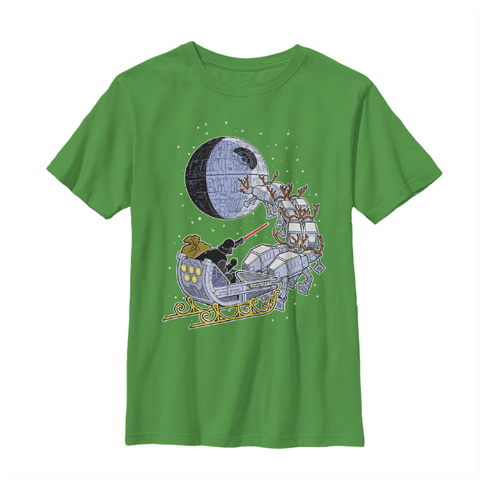 Fifth Sun Boy's Star Wars Darth Vader Starry Sleigh T-Shirt