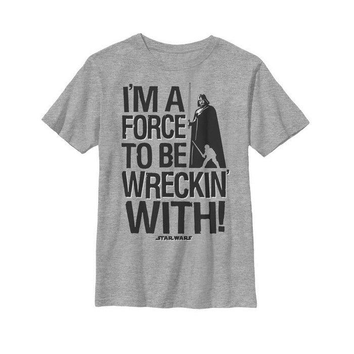fifth sun Boy's Star Wars Darth Vader Wreckin' With T-Shirt