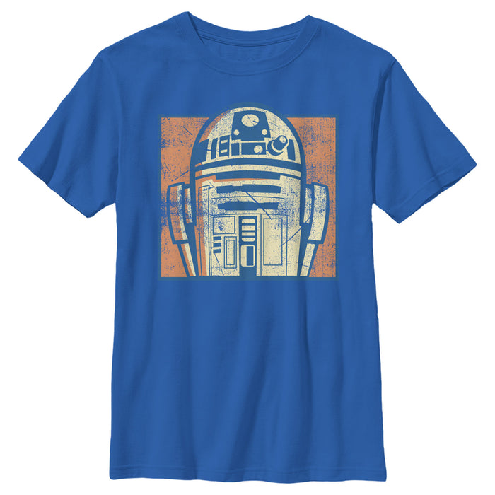 fifth sun Boy's Star Wars Distressed R2-D2 2 T-Shirt