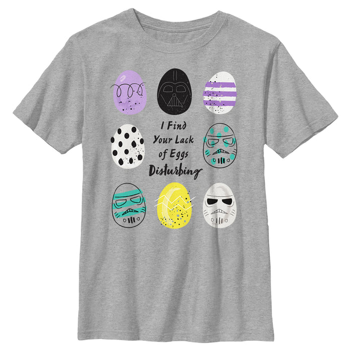 fifth sun Boy's Star Wars Easter Darth Vader I Find your Lack of Eggs Disturbing T-Shirt
