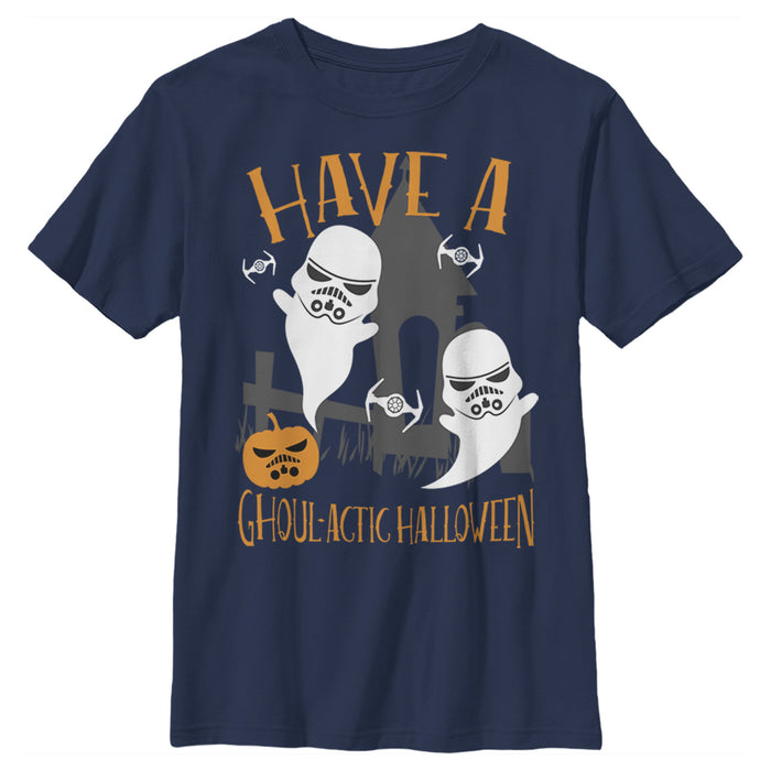 Fifth Sun Boy's Star Wars Ghoulactic Halloween Stormtrooper T-Shirt