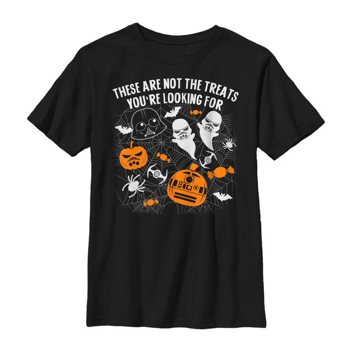 fifth sun Boy's Star Wars Halloween Not the Treats T-Shirt