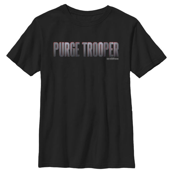 fifth sun Boy's Star Wars Jedi: Fallen Order Purge Trooper T-Shirt