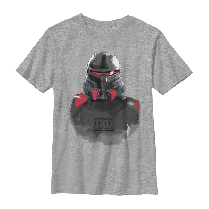 fifth sun Boy's Star Wars Jedi: Fallen Order Purge Trooper Watercolor T-Shirt