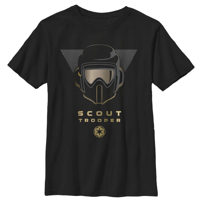 fifth sun Boy's Star Wars Jedi: Fallen Order Scout Trooper Helmet T-Shirt
