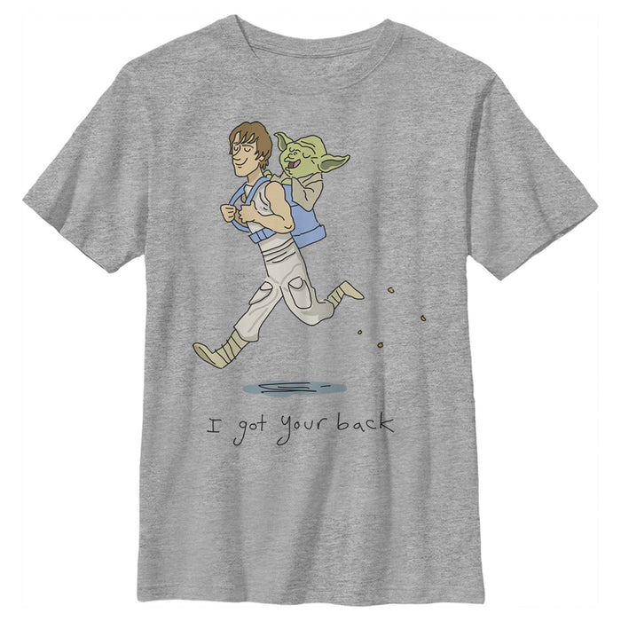 fifth sun Boy's Star Wars Luke Skywalker & Yoda I Got Your Back T-Shirt