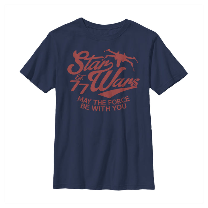 fifth sun Boy's Star Wars May the Force Retro 77 T-Shirt fifth sun Boy's Star Wars May the Force Retro 77 T-Shirt