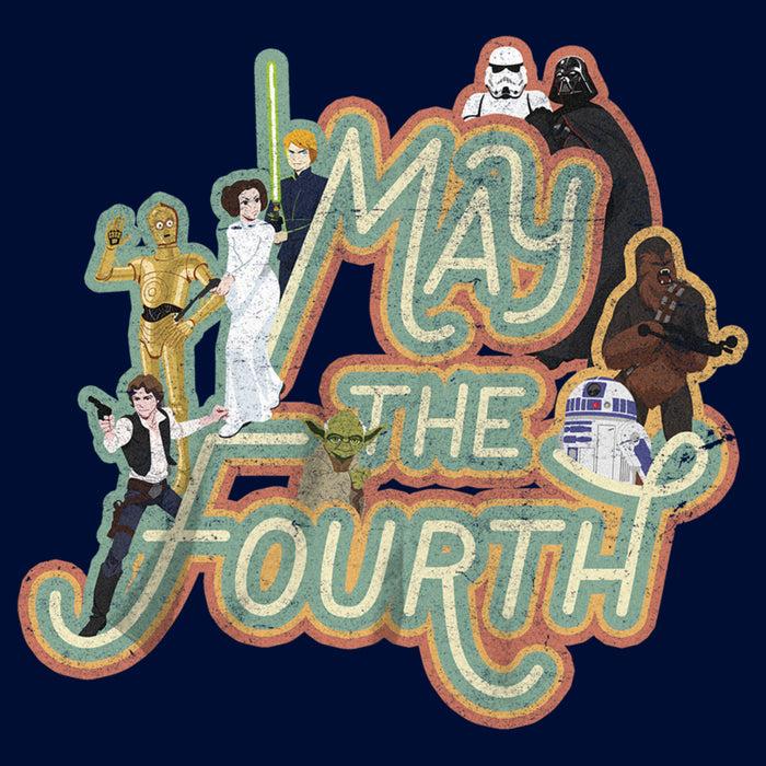 Fifth Sun Boy's Star Wars May The Fourth Classic Characters T-Shirt