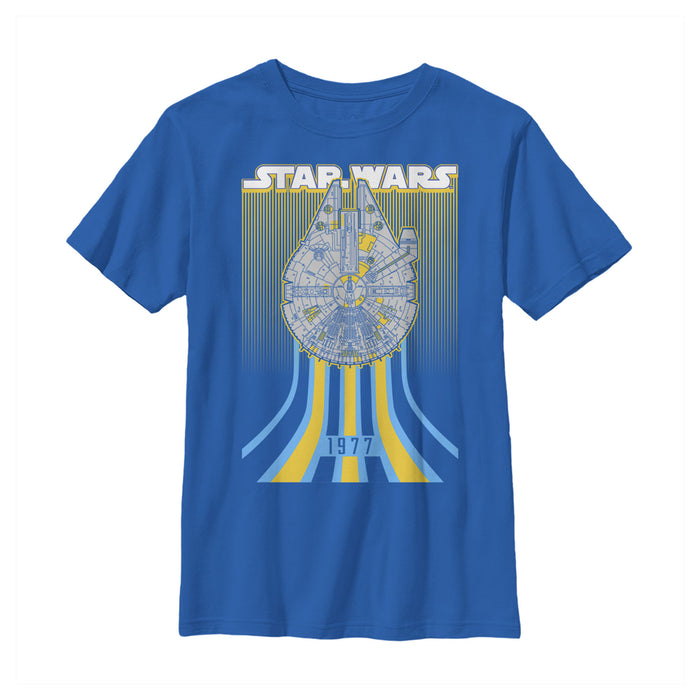 fifth sun Boy's Star Wars Retro Falcon Speed T-Shirt fifth sun Boy's Star Wars Retro Falcon Speed T-Shirt