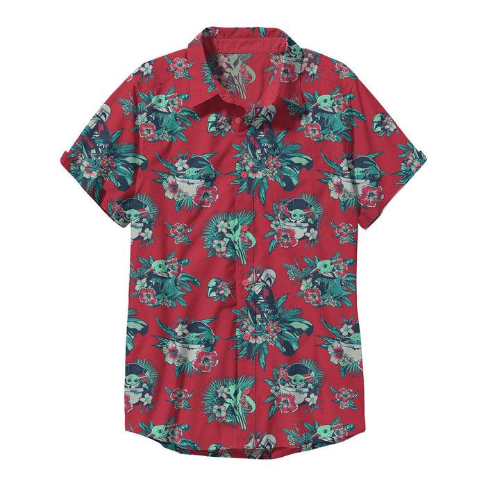 Fifth Sun Boy's Star Wars Retro Prints Button Down Shirt