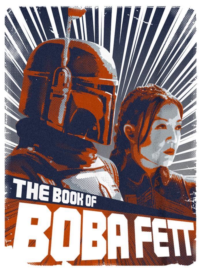 Fifth Sun Boy's Star Wars: The Book Of Boba Fett Fennec And Boba Poster T-Shirt