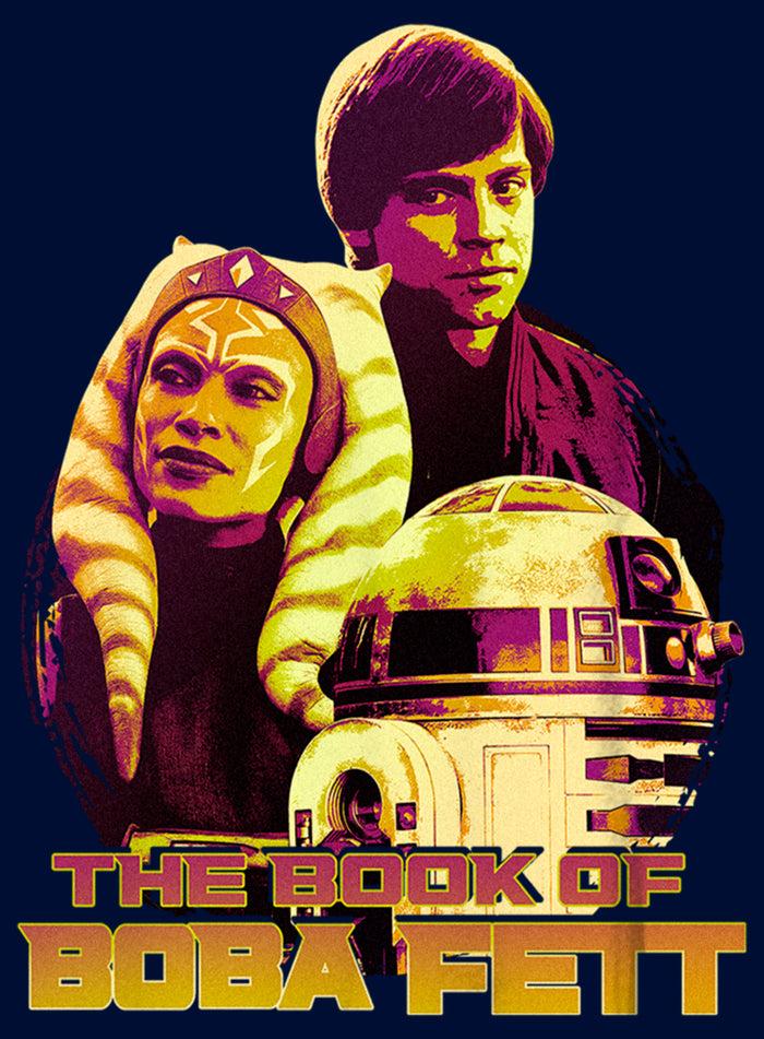 Fifth Sun Boy's Star Wars: The Book Of Boba Fett R2-D2 Skywalker Tano Old Friends T-Shirt