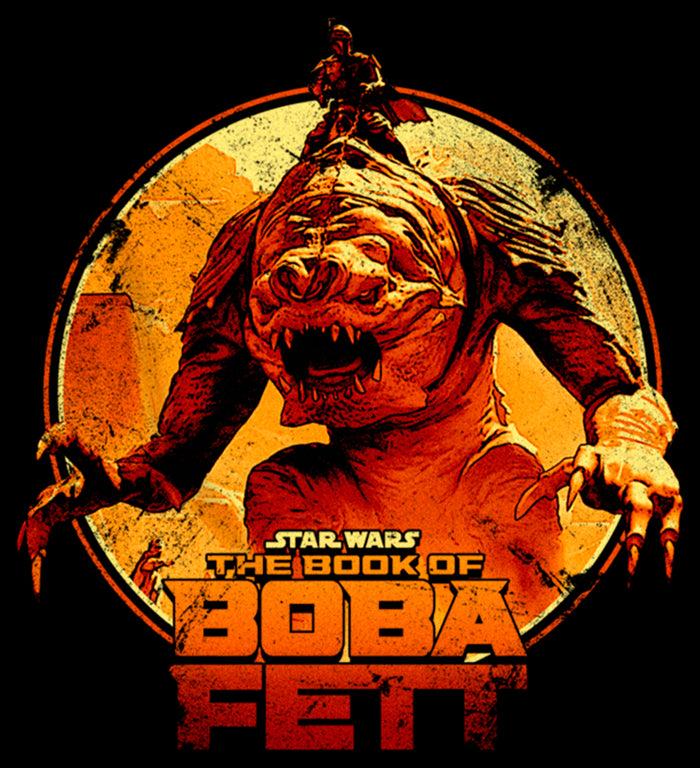 Fifth Sun Boy's Star Wars: The Book Of Boba Fett Riding The Rancor Pull Over Hoodie