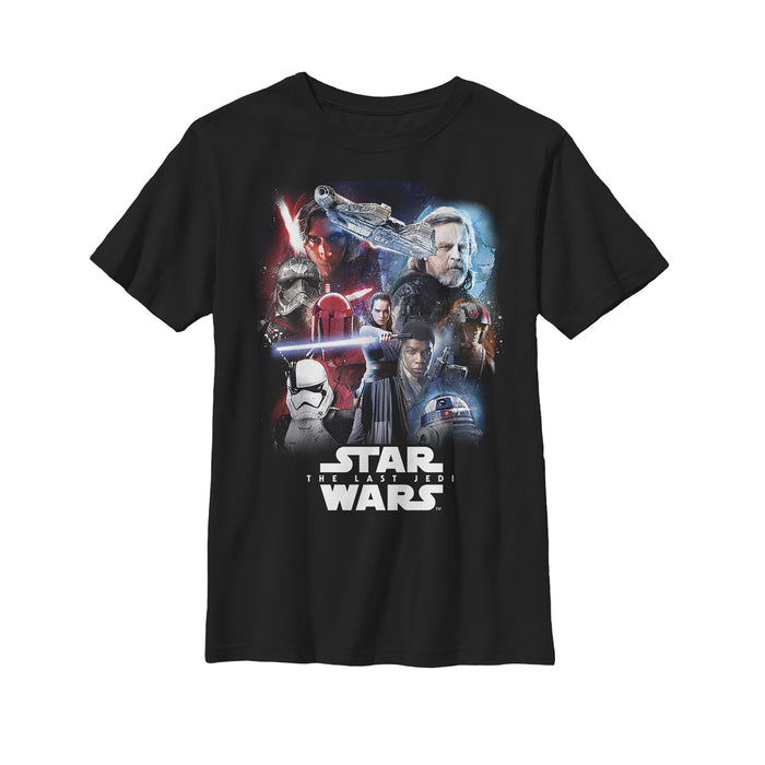 fifth sun Boy's Star Wars The Last Jedi Force T-Shirt