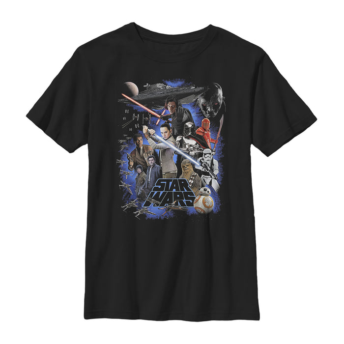 fifth sun Boy's Star Wars The Last Jedi Gang's All Here T-Shirt