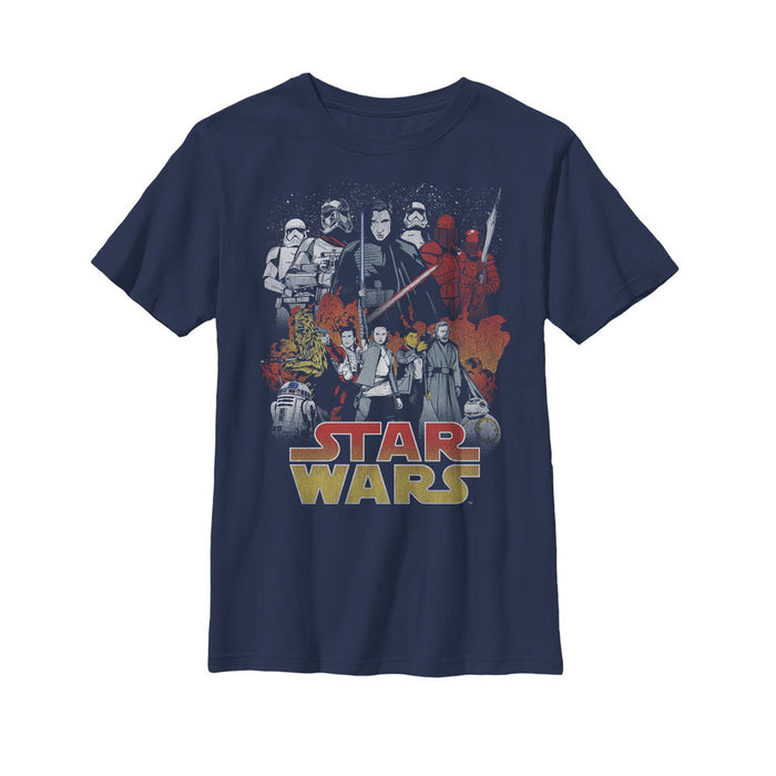 fifth sun Boy's Star Wars The Last Jedi Good and Evil T-Shirt