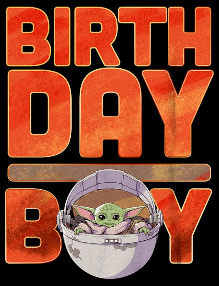 Fifth Sun Boy's Star Wars: The Mandalorian Birthday Grogu T-Shirt