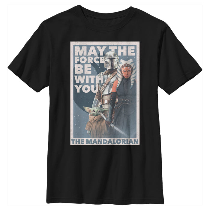 fifth sun Boy's Star Wars: The Mandalorian Force of Ancient Enemies T-Shirt