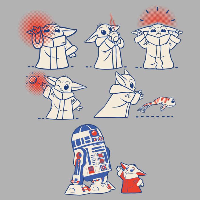 Fifth Sun Boy's Star Wars: The Mandalorian Grogu And R2-D2 Pals Up To Mischief T-Shirt