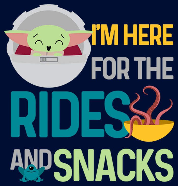 Fifth Sun Boy's Star Wars: The Mandalorian Grogu Rides And Snacks T-Shirt