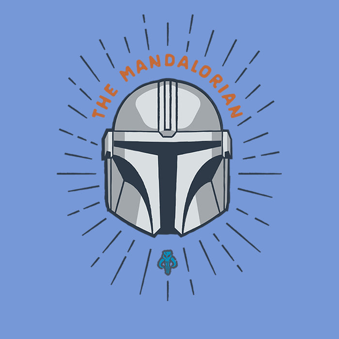 Fifth Sun Boy's Star Wars: The Mandalorian Helmet Cartoon Performance Tee