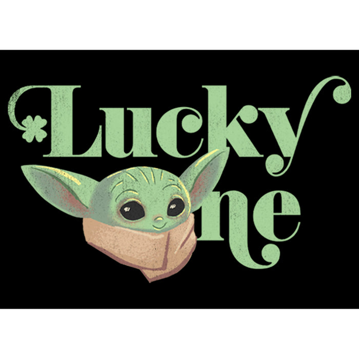 Fifth Sun Boy's Star Wars: The Mandalorian St. Patrick's Day Grogu Lucky One T-Shirt