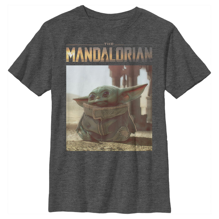 Fifth Sun Boy's Star Wars: The Mandalorian The Child Scene T-Shirt