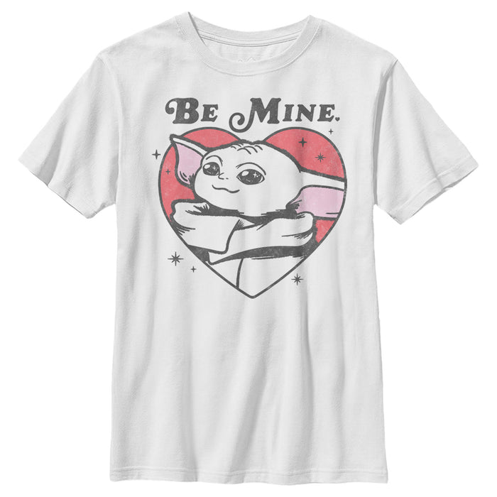 fifth sun Boy's Star Wars: The Mandalorian Valentine's Day Grogu Be Mine T-Shirt
