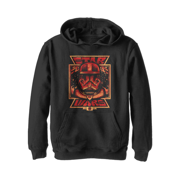 fifth sun Boy's Star Wars: The Rise of Skywalker Artistic Sith Trooper Pull Over Hoodie