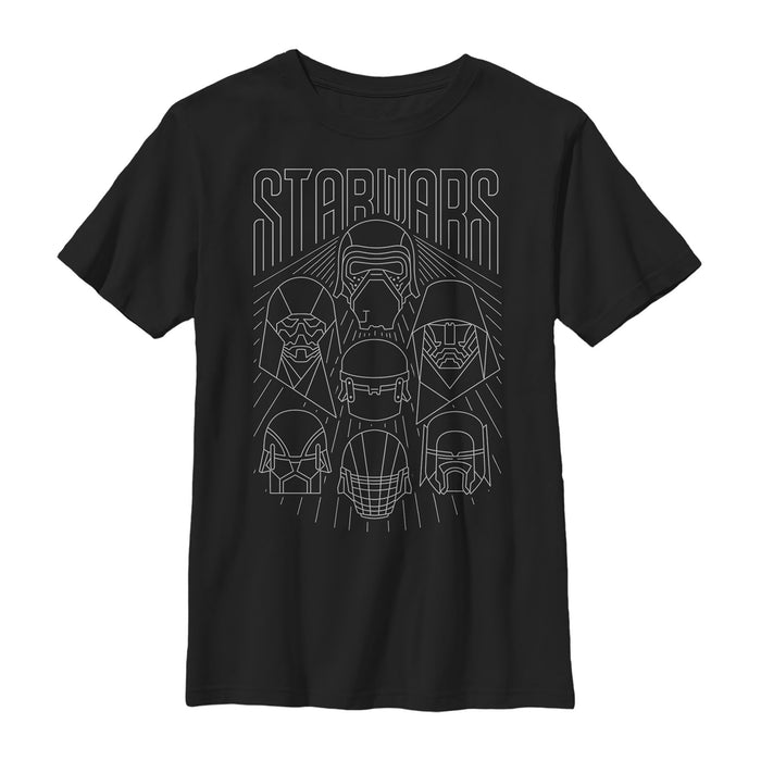 fifth sun Boy's Star Wars: The Rise of Skywalker Dark Side Streak T-Shirt