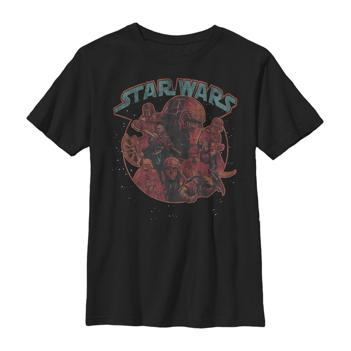 fifth sun Boy's Star Wars: The Rise of Skywalker Dark Side Stars T-Shirt