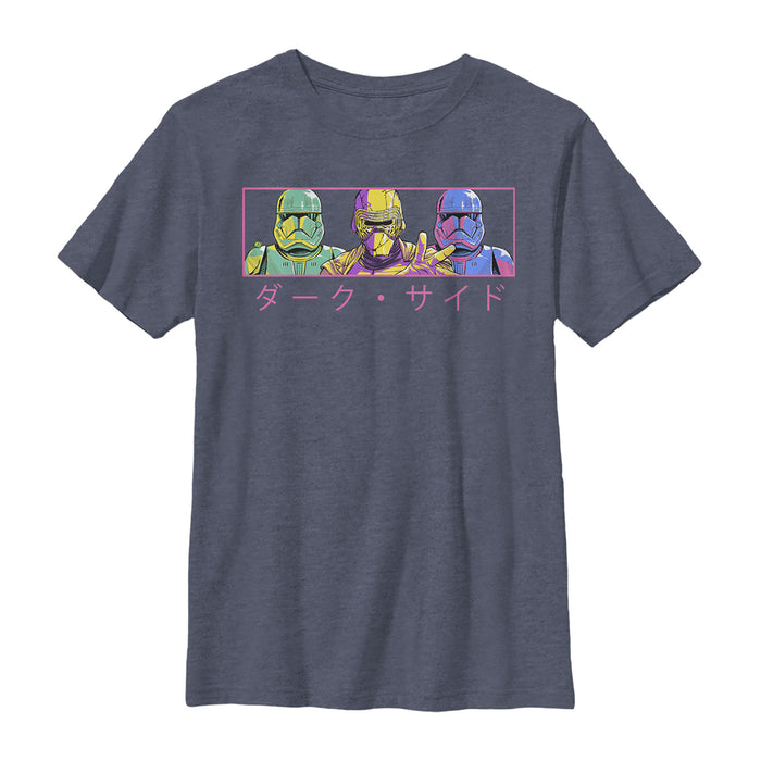 fifth sun Boy's Star Wars: The Rise of Skywalker Kanji Dark Trio T-Shirt