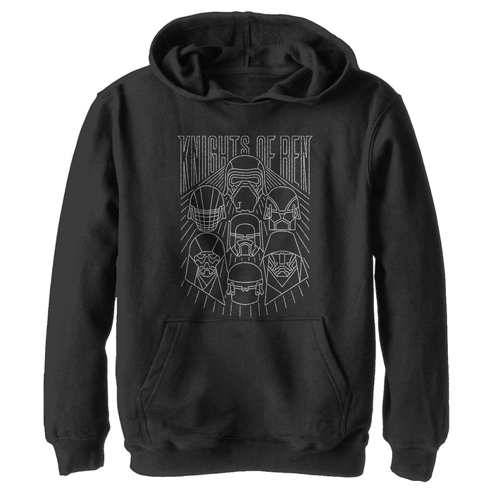 fifth sun Boy's Star Wars: The Rise of Skywalker Knights of Ren Streak Pull Over Hoodie