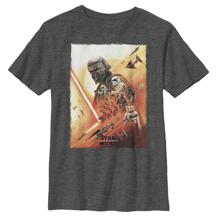 Fifth Sun Boy's Star Wars: The Rise Of Skywalker Kylo Poster T-Shirt