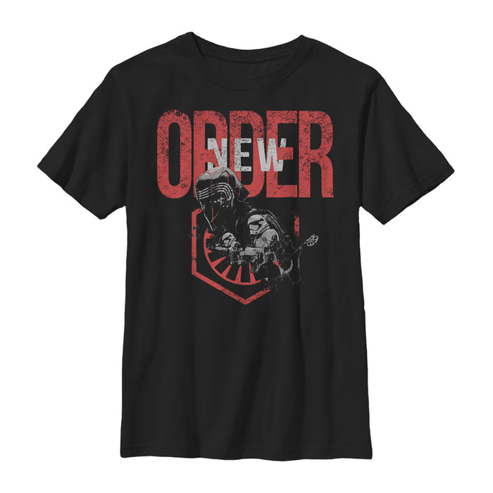 fifth sun Boy's Star Wars: The Rise of Skywalker New Order T-Shirt