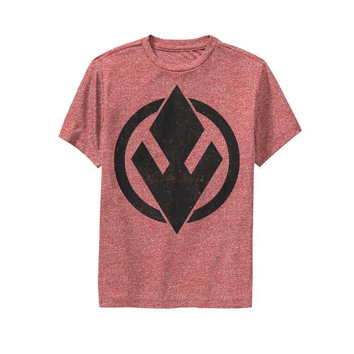 fifth sun Boy's Star Wars: The Rise of Skywalker Sith Trooper Logo Performance Tee