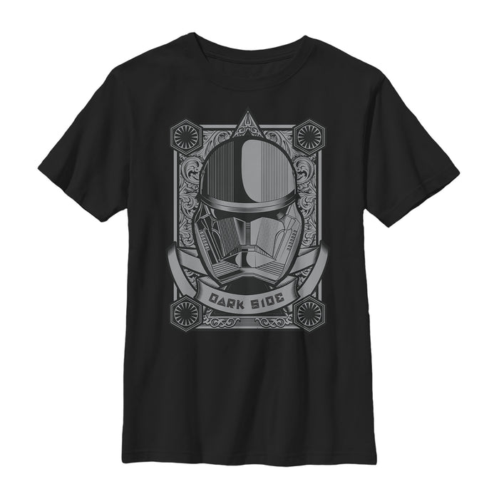 fifth sun Boy's Star Wars: The Rise of Skywalker Sith Trooper Playing Card T-Shirt