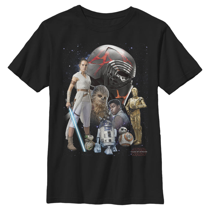 fifth sun Boy's Star Wars: The Rise of Skywalker Sith Villain Trooper T-Shirt