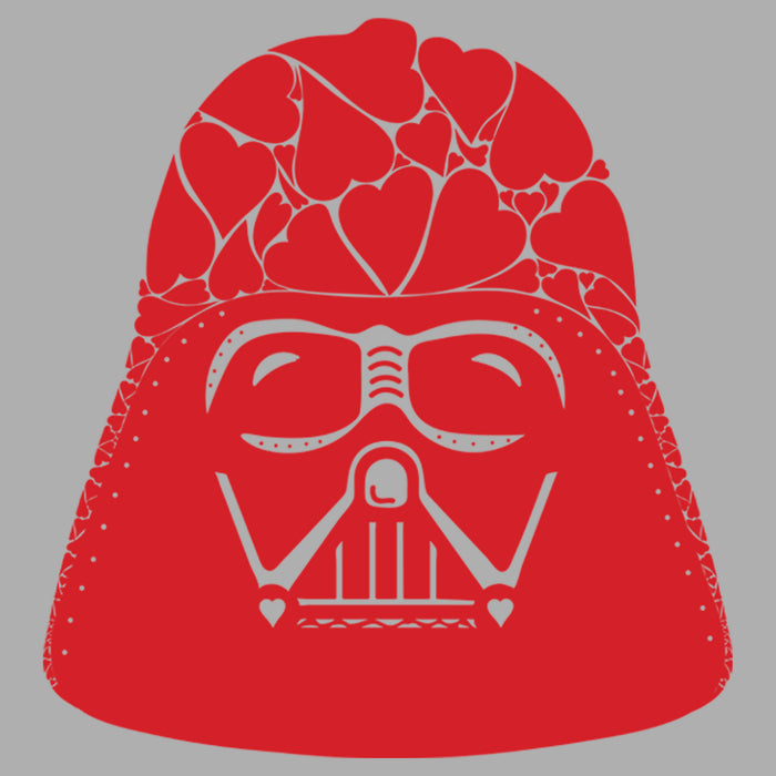 Fifth Sun Boy's Star Wars Valentine's Day Darth Vader Heart Helmet T-Shirt