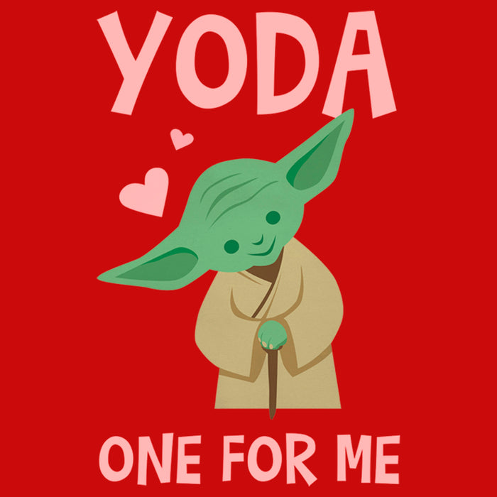 Fifth Sun Boy's Star Wars Valentine's Day Yoda One For Me Simple T-Shirt