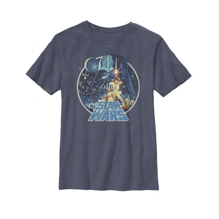 fifth sun Boy's Star Wars Vintage Art Frame T-Shirt