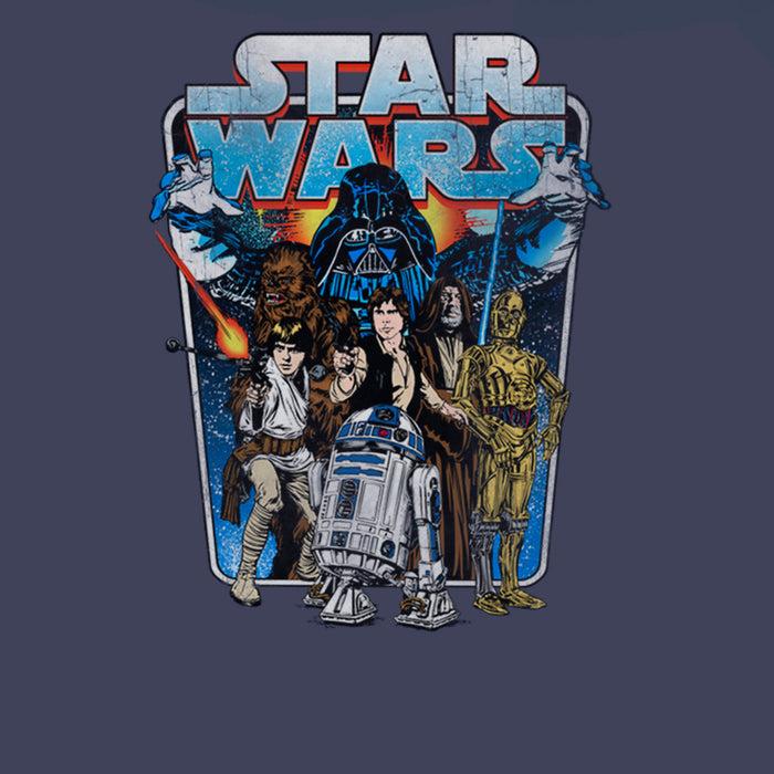 Fifth Sun Boy's Star Wars Vintage Hero Character Frame T-Shirt