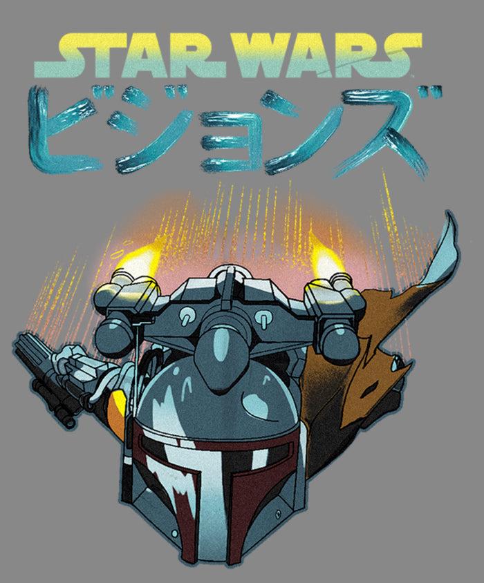 Fifth Sun Boy's Star Wars: Visions Boba Fett Jetpack Performance Tee