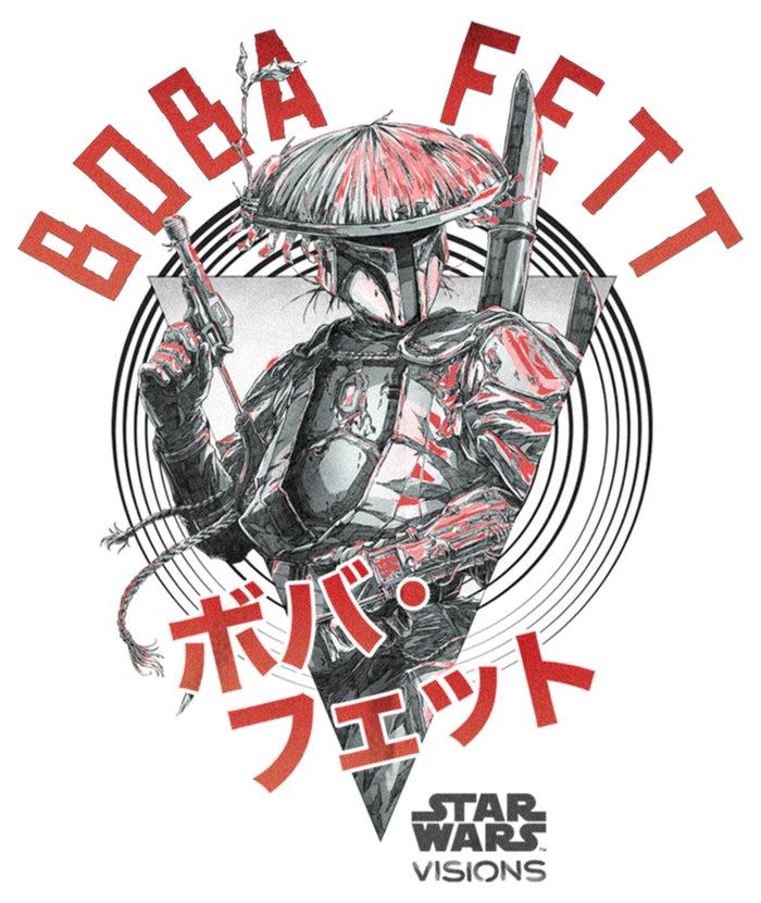 Fifth Sun Boy's Star Wars: Visions Boba Fett Samurai T-Shirt