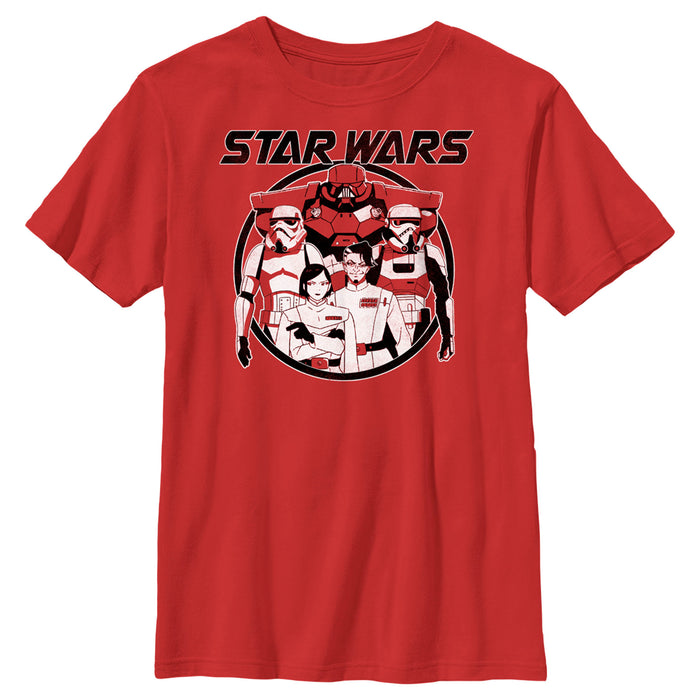 fifth sun Boy's Star Wars: Visions Stormtroopers Anime T-Shirt