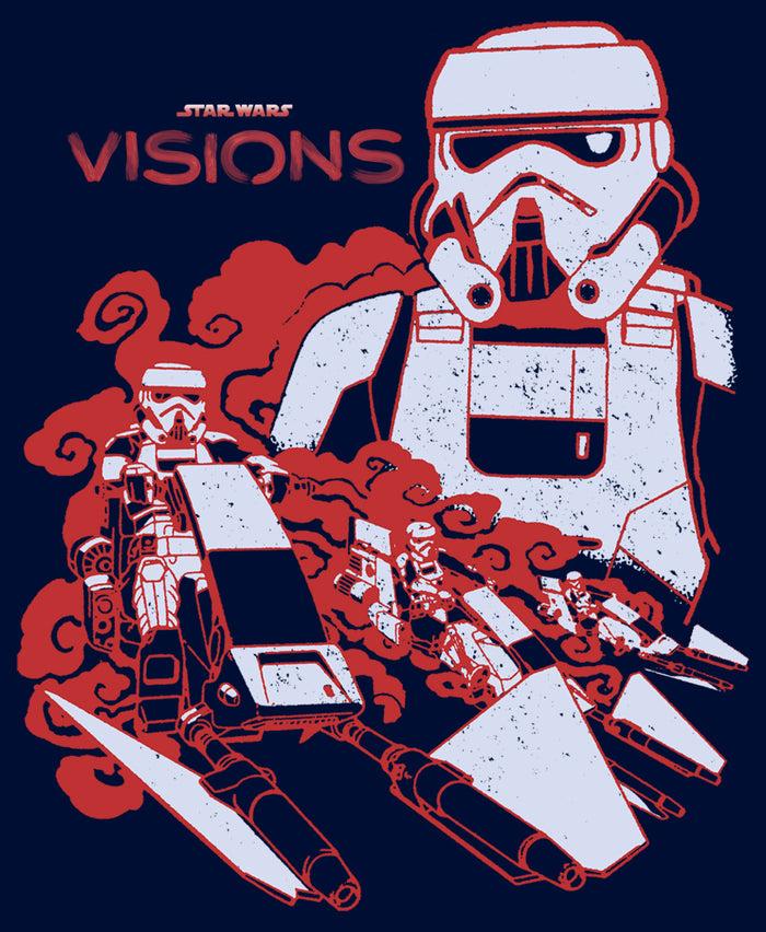 Fifth Sun Boy's Star Wars: Visions Stormtroopers In Action T-Shirt